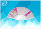 23cm promotion fabric folding fan with plastic ribs and printed fabric , perfect for promotion or decoration